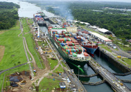 Panama Reisen | Gatun Locks des Panamakanals
