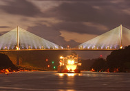 Puente Centenario, die Jahrhundertbrcke ber den Panamakanal