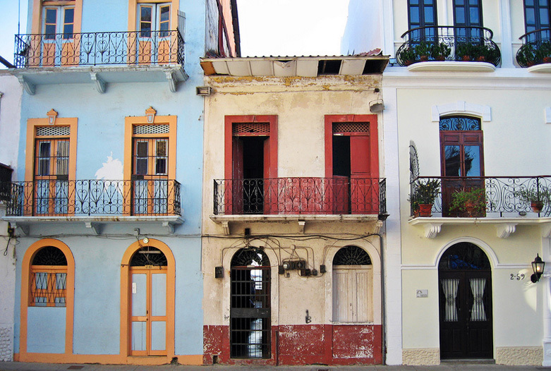 Panama Rundreise | Fassaden in der Altstadt, Panama City