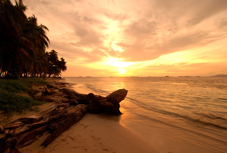 Panama Reisen | Sonnenuntergang in San Blas